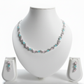 Glided Petal | Multicolour | Premium CZ Crystal Necklace Set