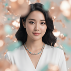 Glided Petal | Premium CZ Crystal Necklace Set