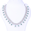 Gnostic Green | Signature CZ Crystal Necklace Set