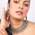 Harmonious Spark | Luxury CZ Crystal Choker Set