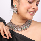 Harmonious Spark | Luxury CZ Crystal Choker Set