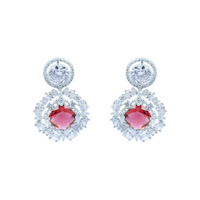 Haute Harmony | Hydra Red | Luxury CZ Crystal Earring