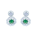 Haute Harmony | Emerald | Luxury CZ Crystal Earring