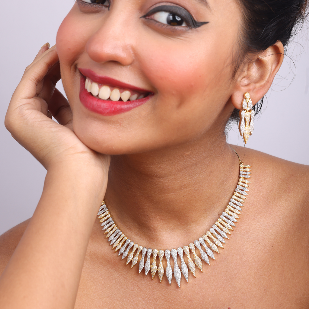 Heavenly Jade | Premium CZ Crystal Necklace Set