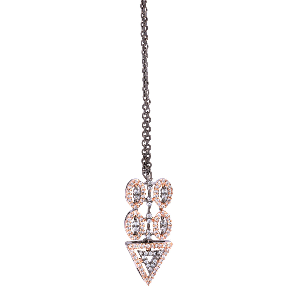 Harmounious Lure | Premium CZ Crystal Necklace Set