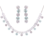 Lunar Cross | Premium CZ Crystal Necklace Set