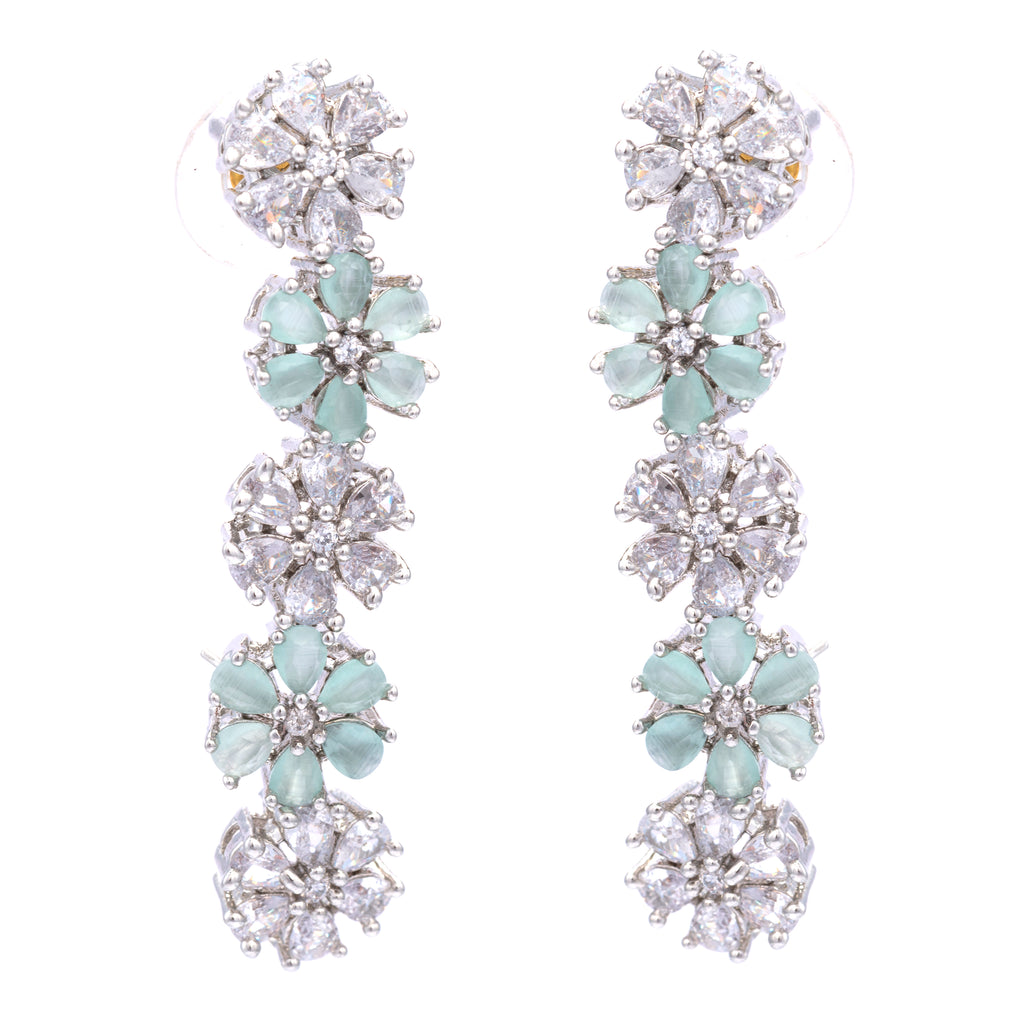 Lunar Cross | Premium CZ Crystal Necklace Set