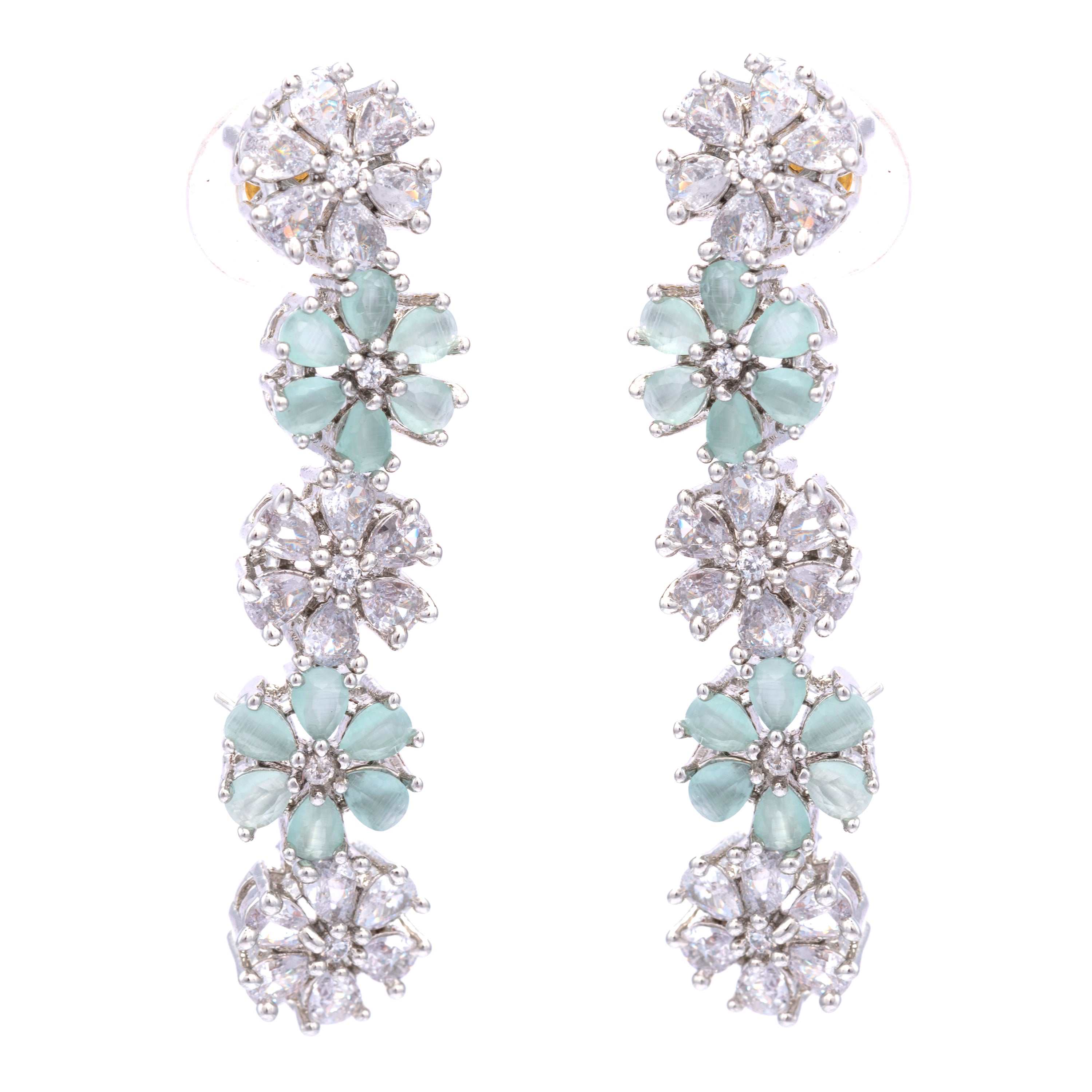 Lunar Cross | Premium CZ Crystal Necklace Set