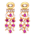 Royal Ruby Belle | Luxury CZ Crystal Necklace Set