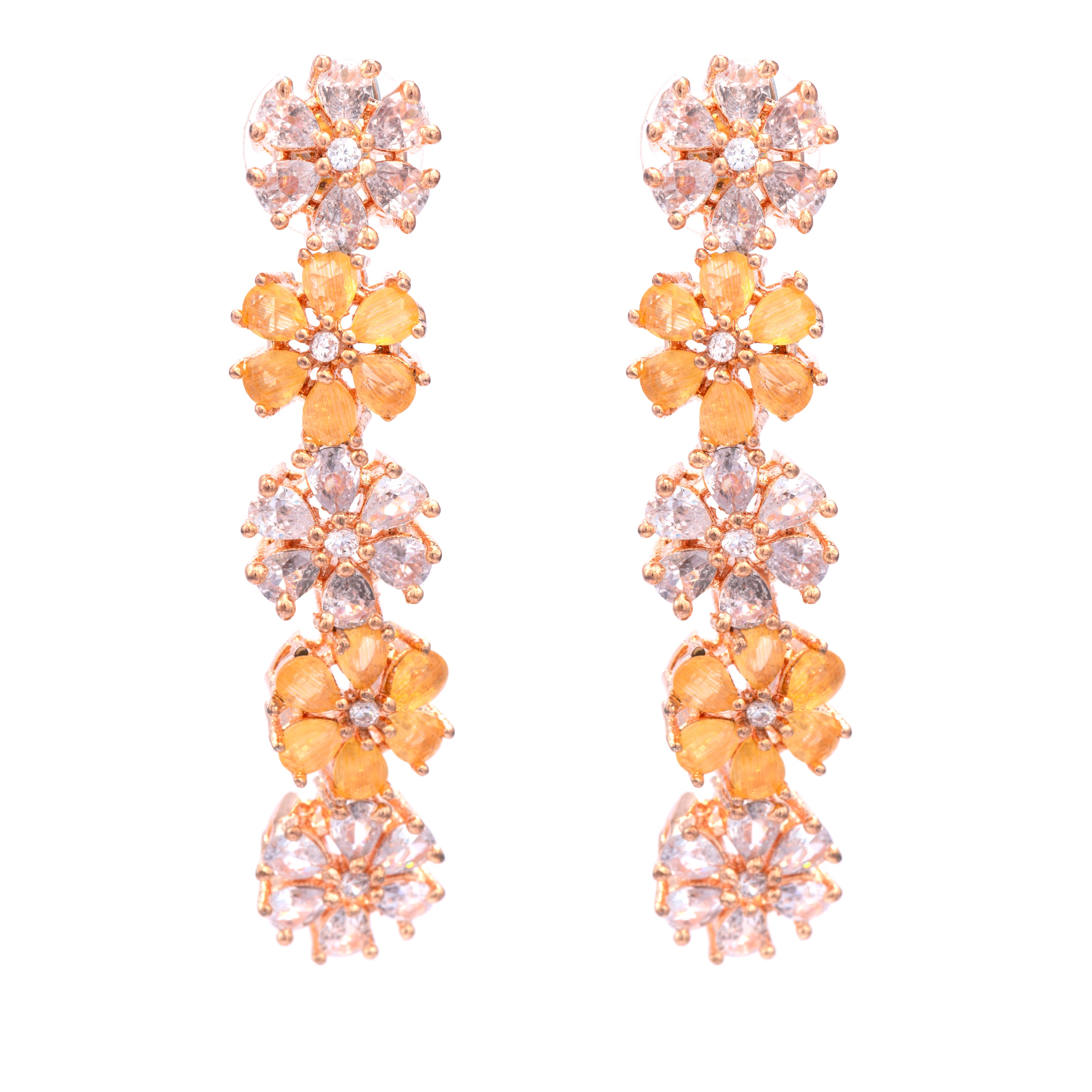 Lunar Cross | Premium CZ Crystal Necklace Set