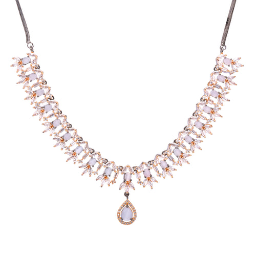 Adored Mark | Luxury CZ Crystal Necklace Set