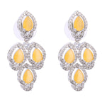 The Celestial Cascade | Premium CZ Crystal Necklace Set