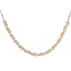 Lustrous Whisper | Premium CZ Crystal Necklace Set