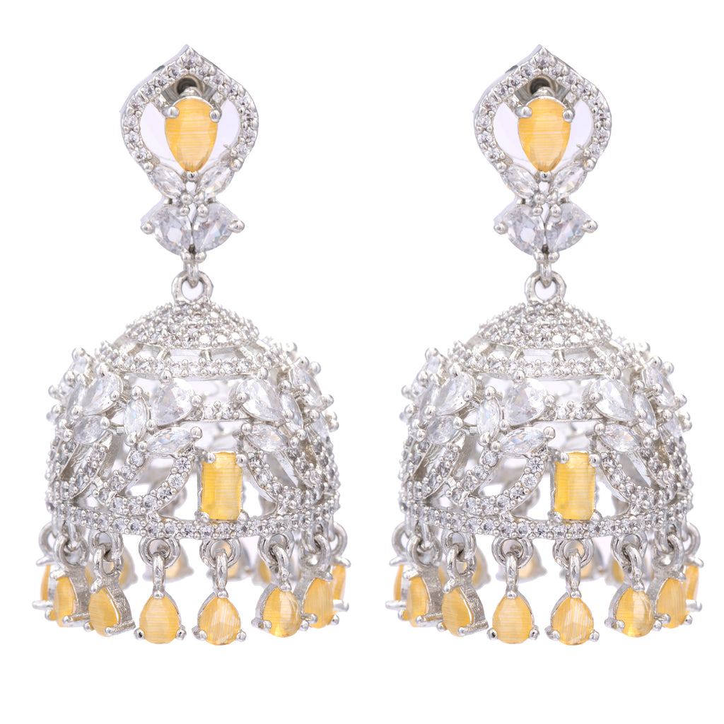 Lustrous Whisper | Premium CZ Crystal Necklace Set