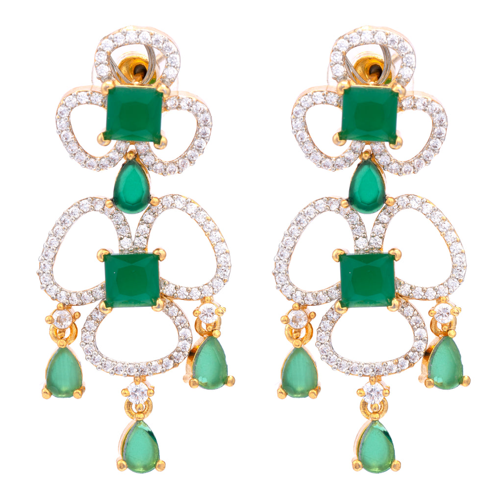 Imperial Floric | Premium CZ Crystal Necklace Set