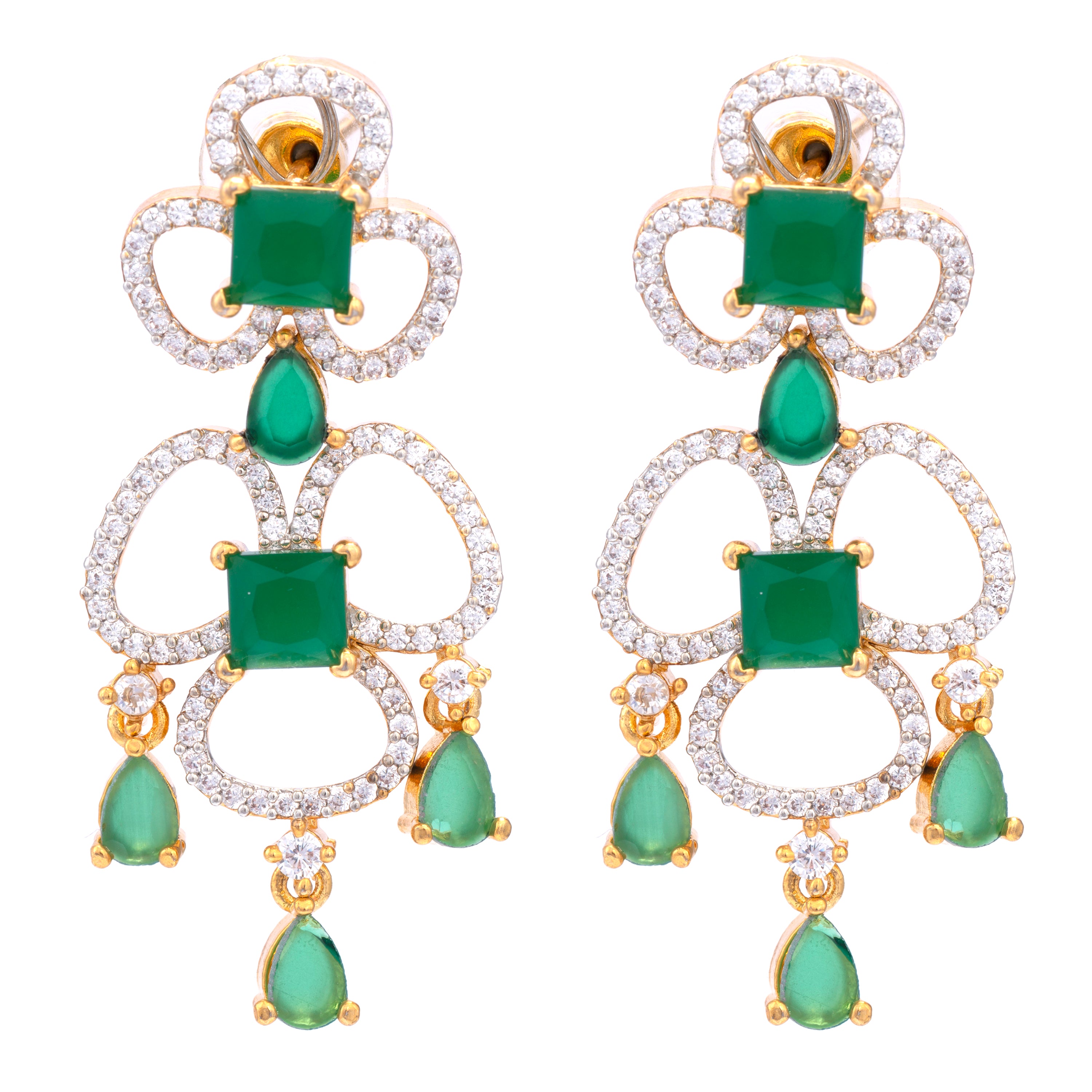 Imperial Floric | Premium CZ Crystal Necklace Set