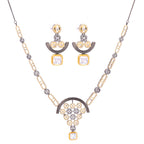 Opalescent Blackgold | Premium CZ Crystal Necklace Set