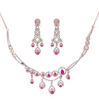 Lunar Lumia | Premium CZ Crystal Necklace Set