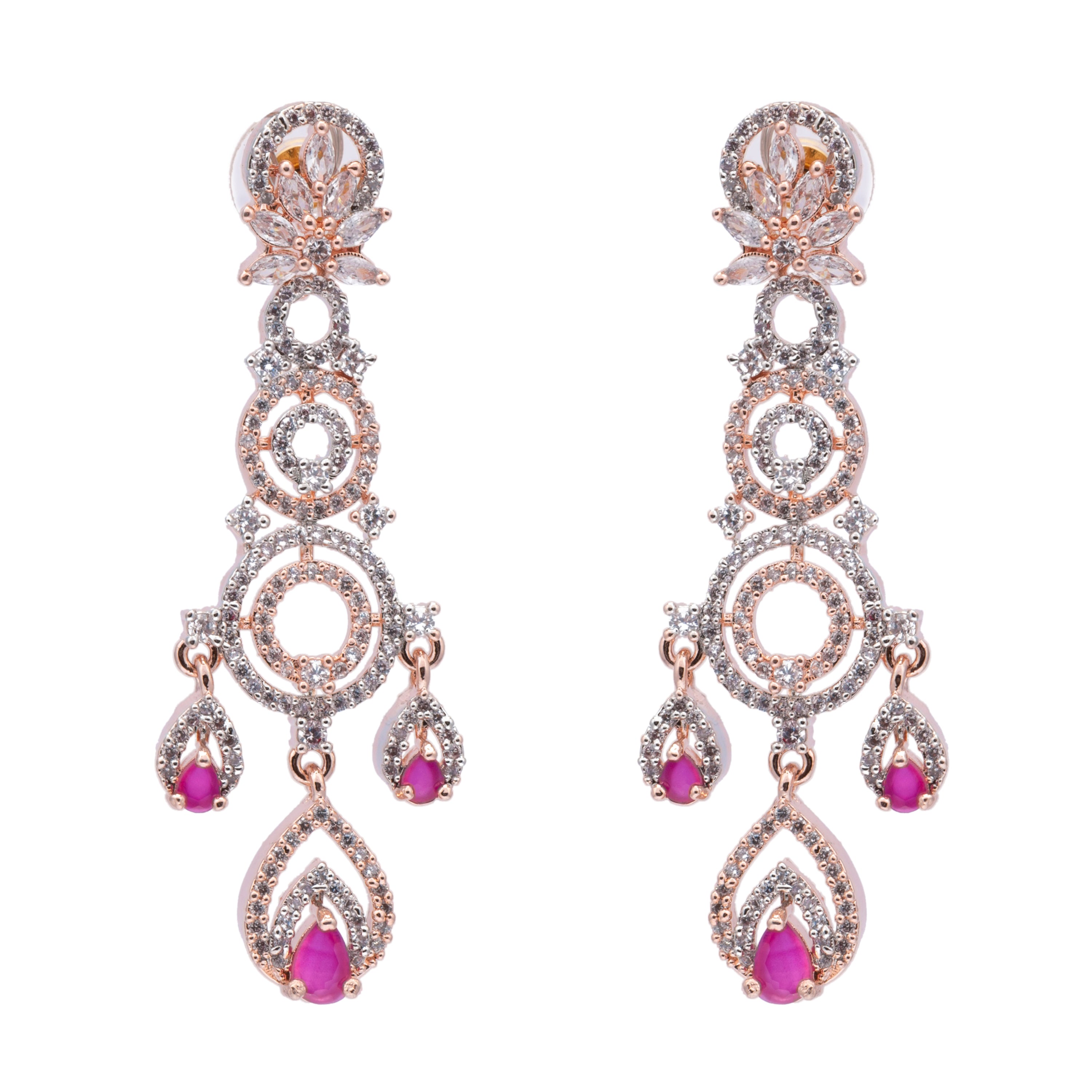 Lunar Lumia | Premium CZ Crystal Necklace Set