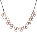 Imperial Floric | Citrine | Premium CZ Crystal Necklace Set