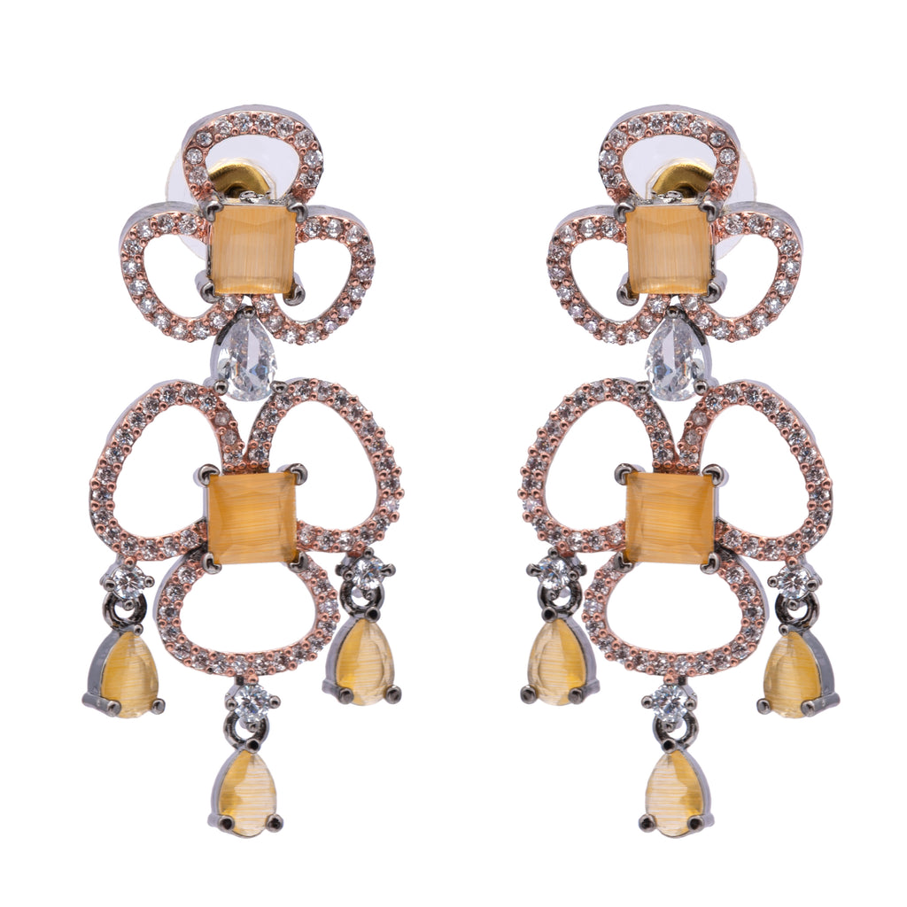 Imperial Floric | Premium CZ Crystal Necklace Set