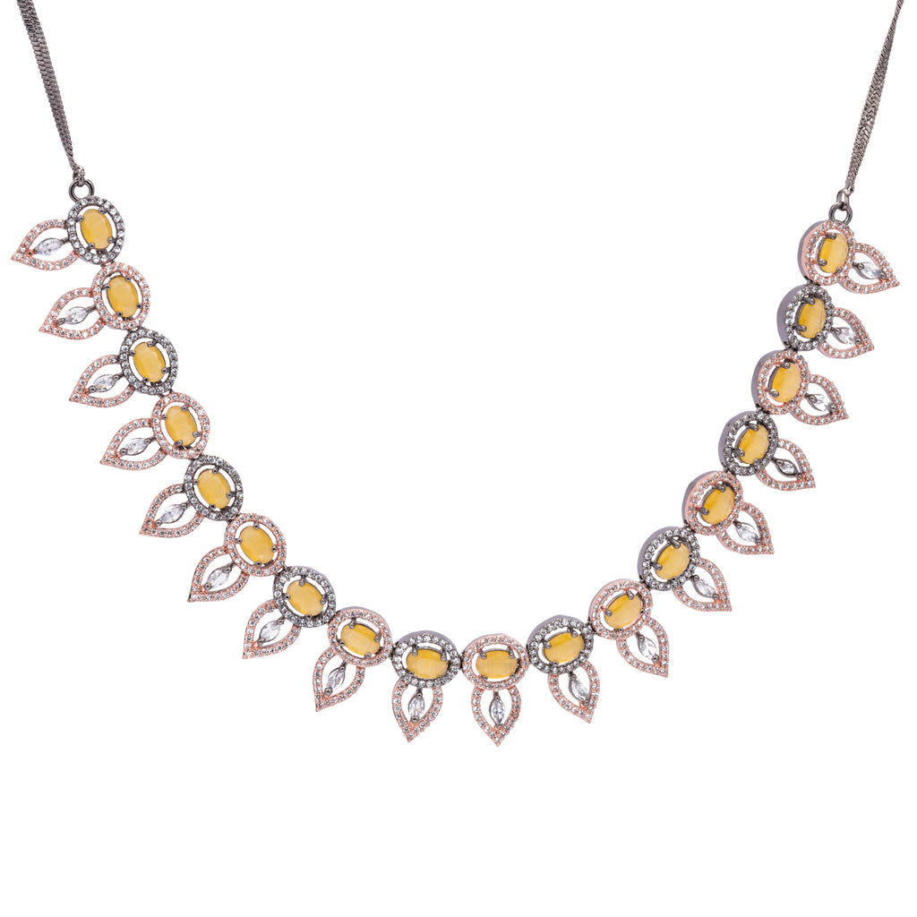 Eclipse Seraph | Luxury CZ Crystal Necklace Set