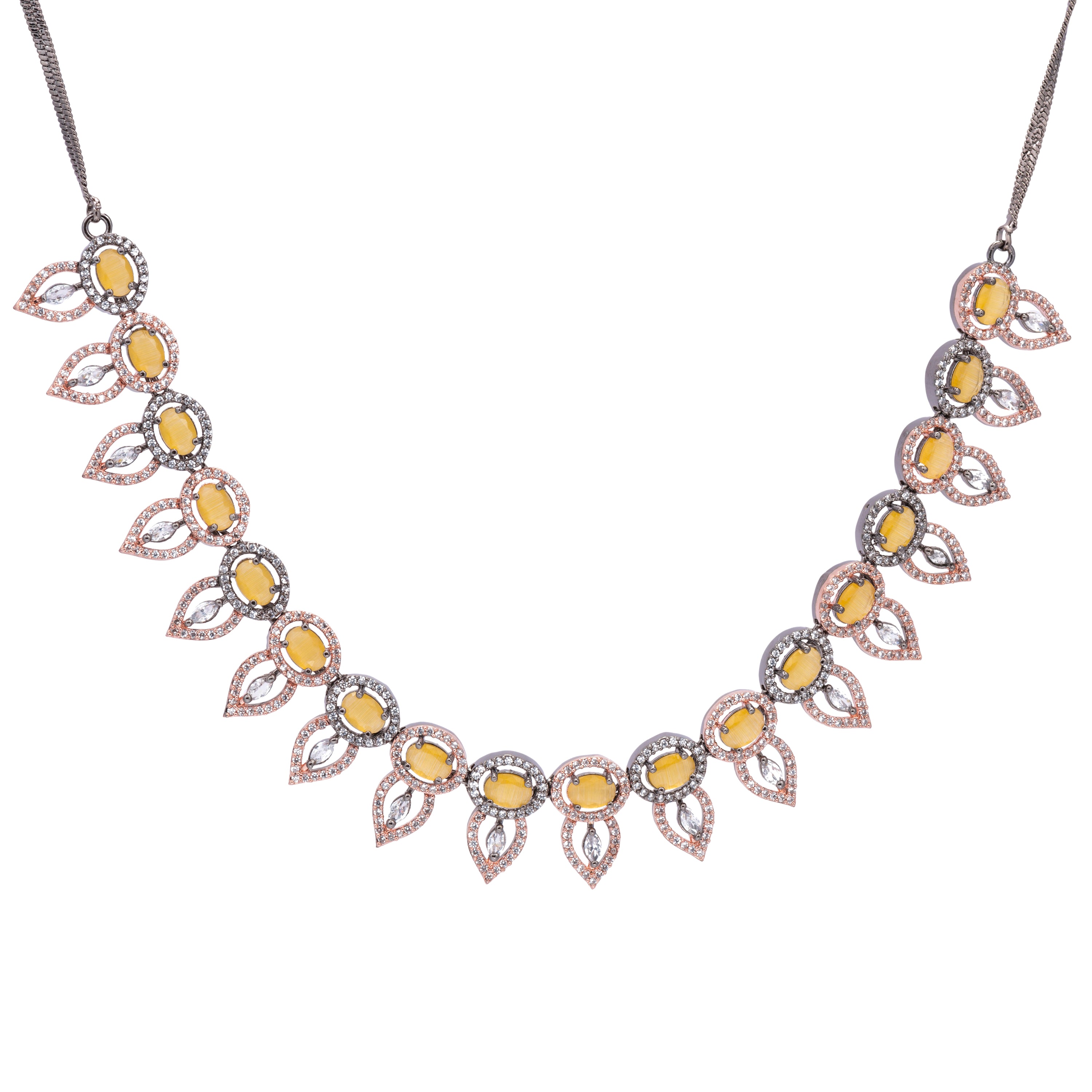 Eclipse Seraph | Luxury CZ Crystal Necklace Set