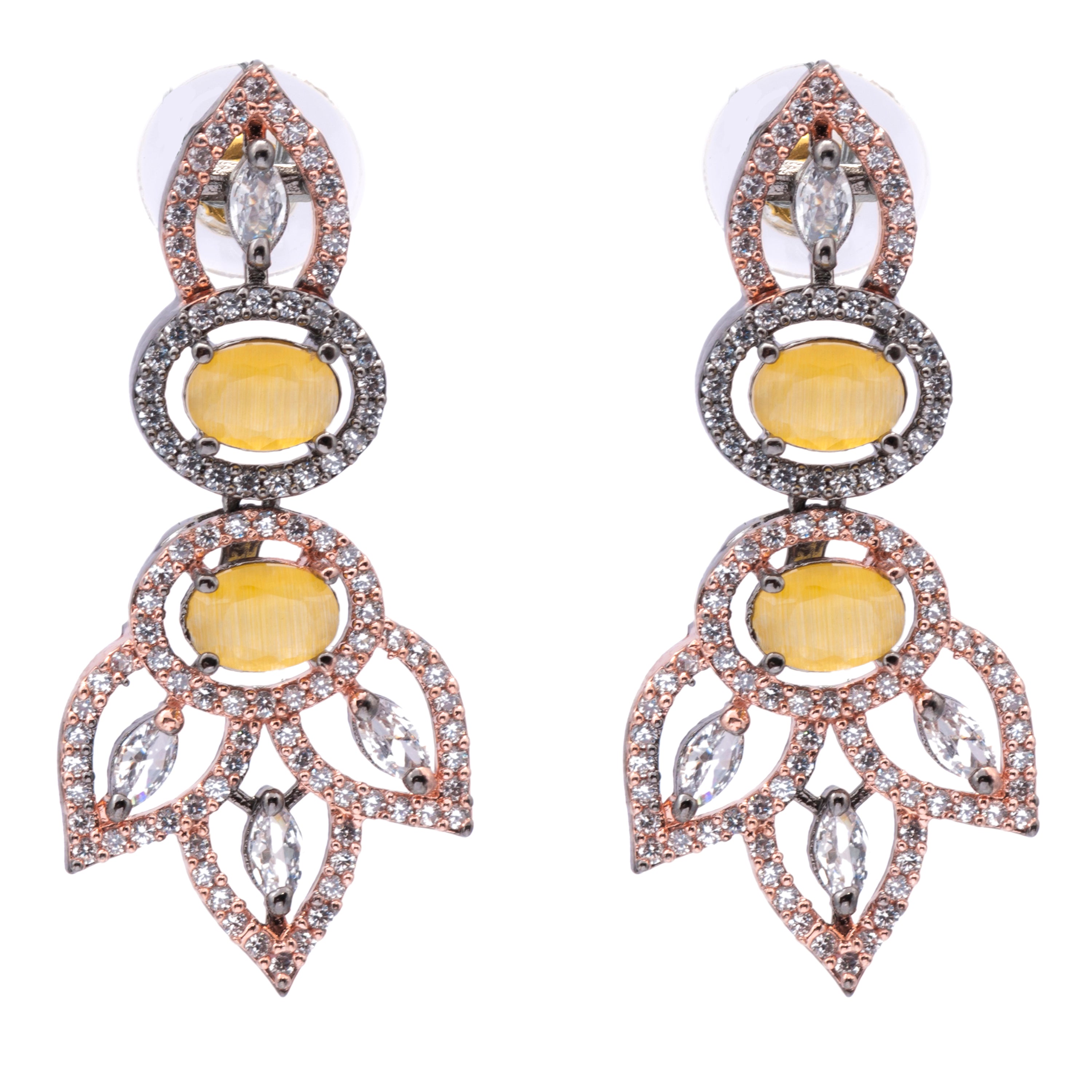 Eclipse Seraph | Luxury CZ Crystal Necklace Set