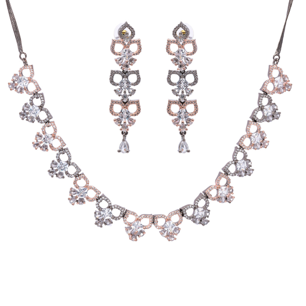 Willowfire | Premium CZ Crystal Necklace Set