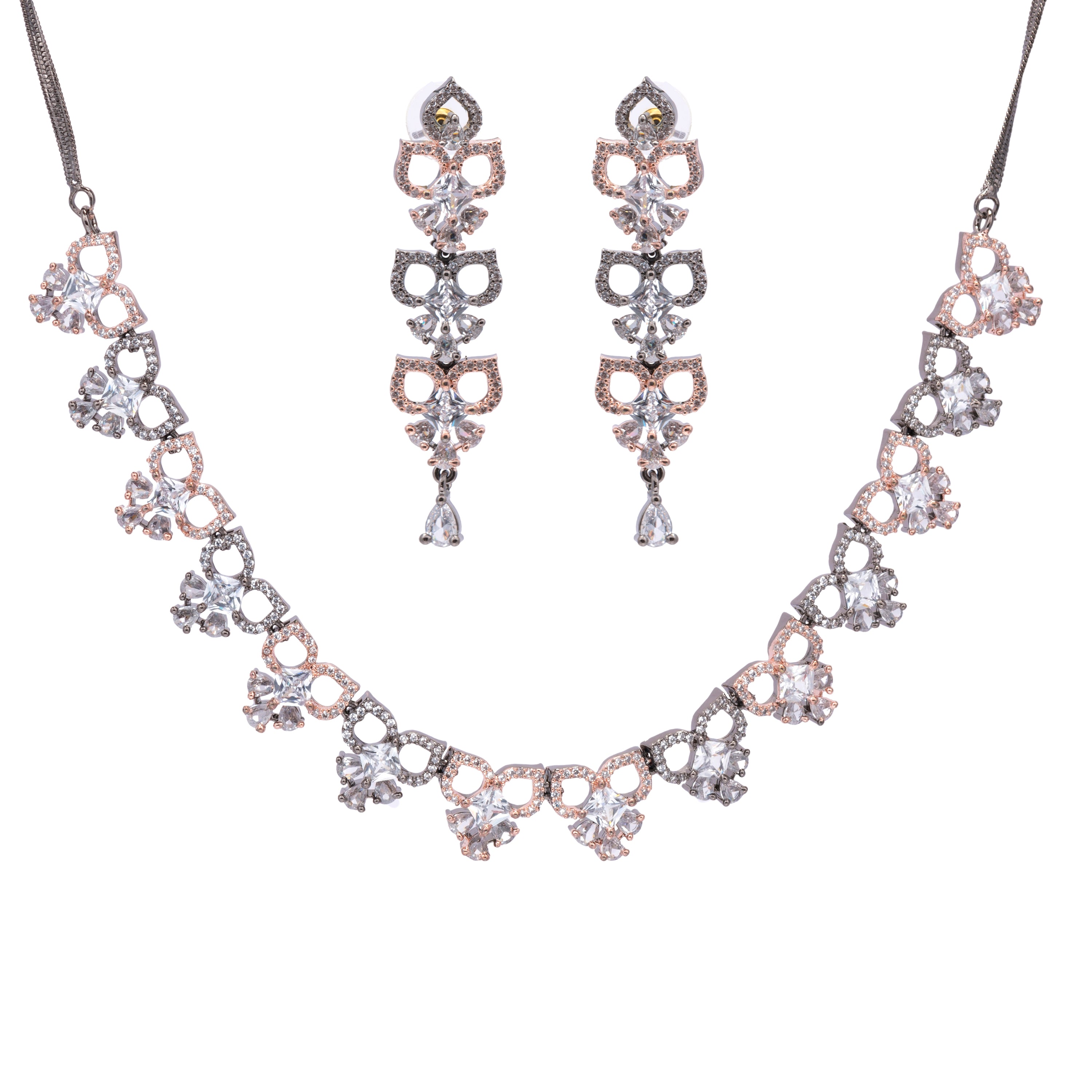 Willowfire | Premium CZ Crystal Necklace Set