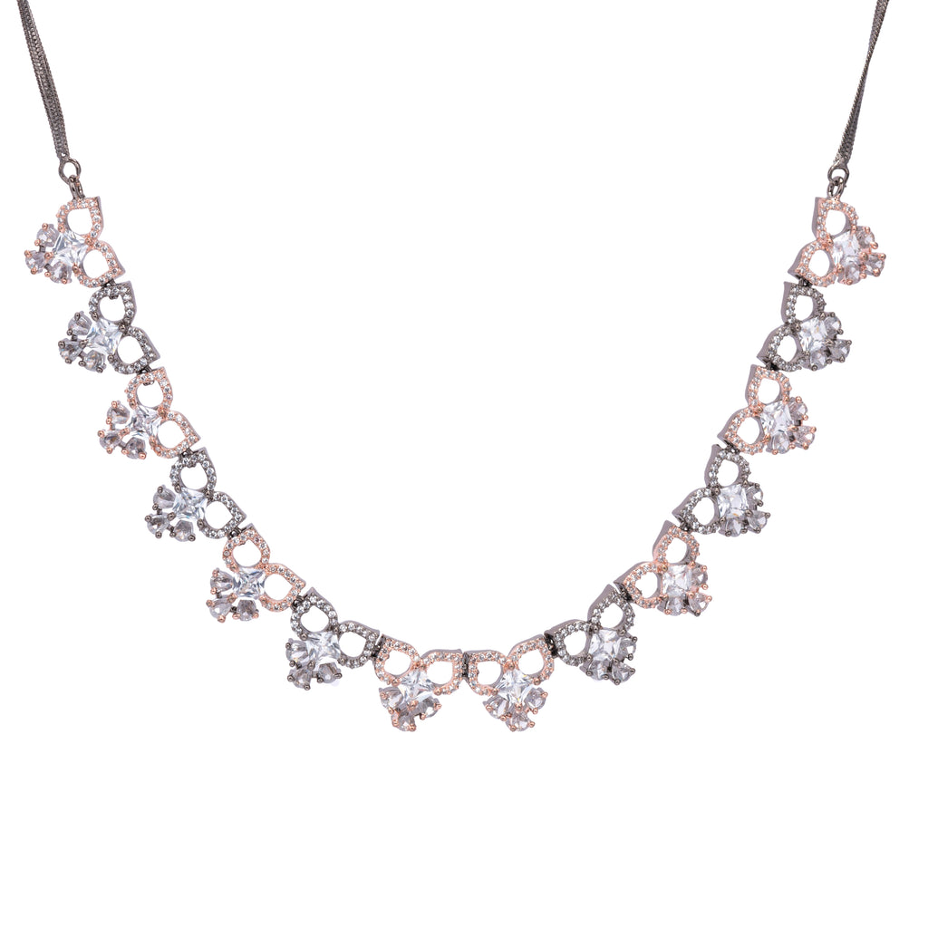 Willowfire | Noire | Premium CZ Crystal Necklace Set