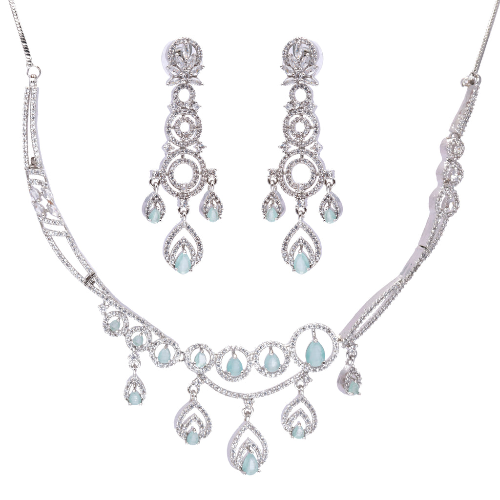 Lunar Lumia | Premium CZ Crystal Necklace Set