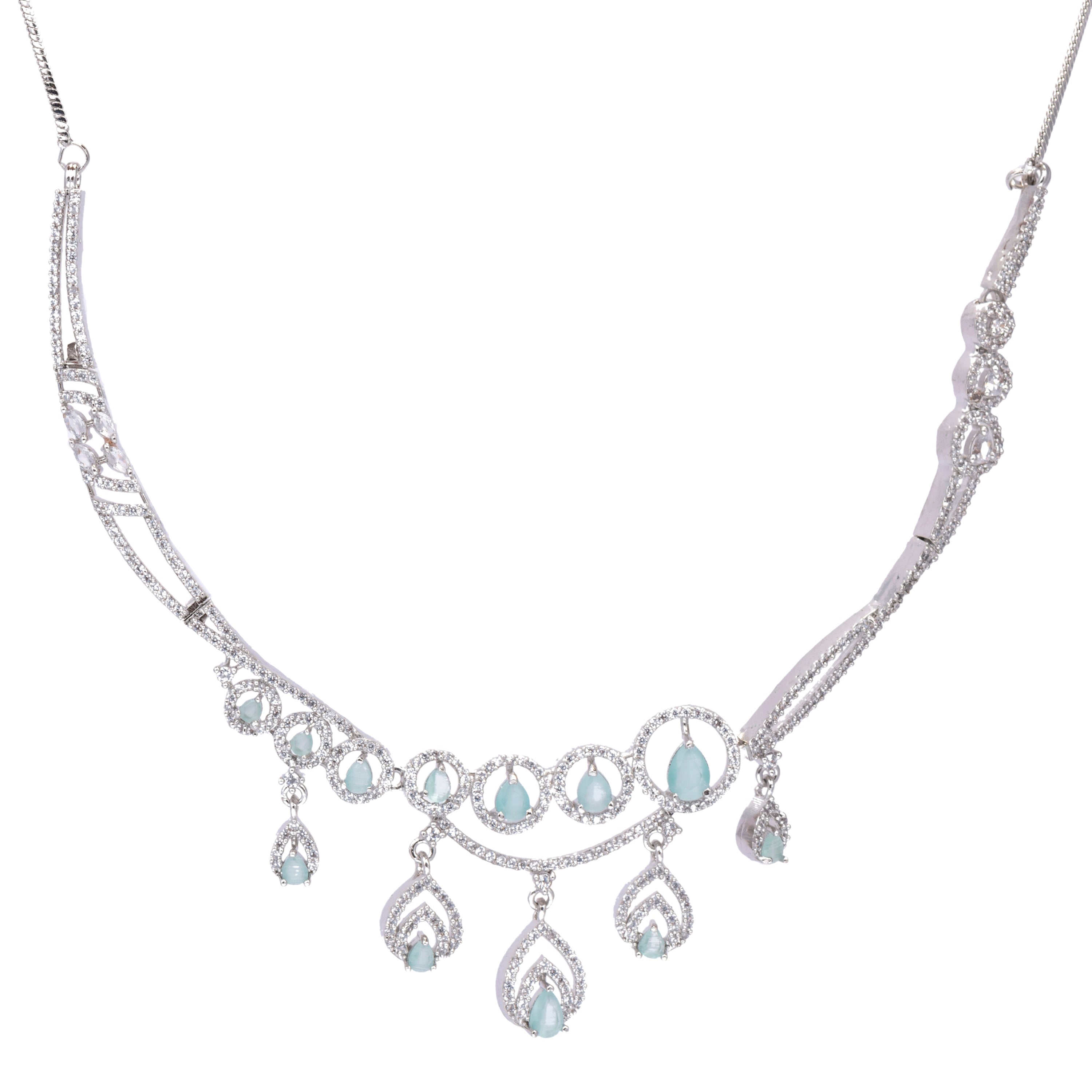 Lunar Lumia | Premium CZ Crystal Necklace Set