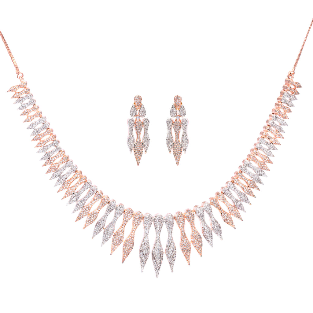 Heavenly Jade | Premium CZ Crystal Necklace Set