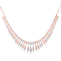 Heavenly Jade | Rose Rhapsody | Premium CZ Crystal Necklace Set