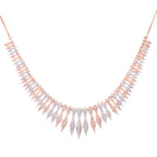 Heavenly Jade | Rose Rhapsody | Premium CZ Crystal Necklace Set