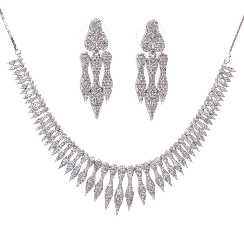 Heavenly Jade | Premium CZ Crystal Necklace Set