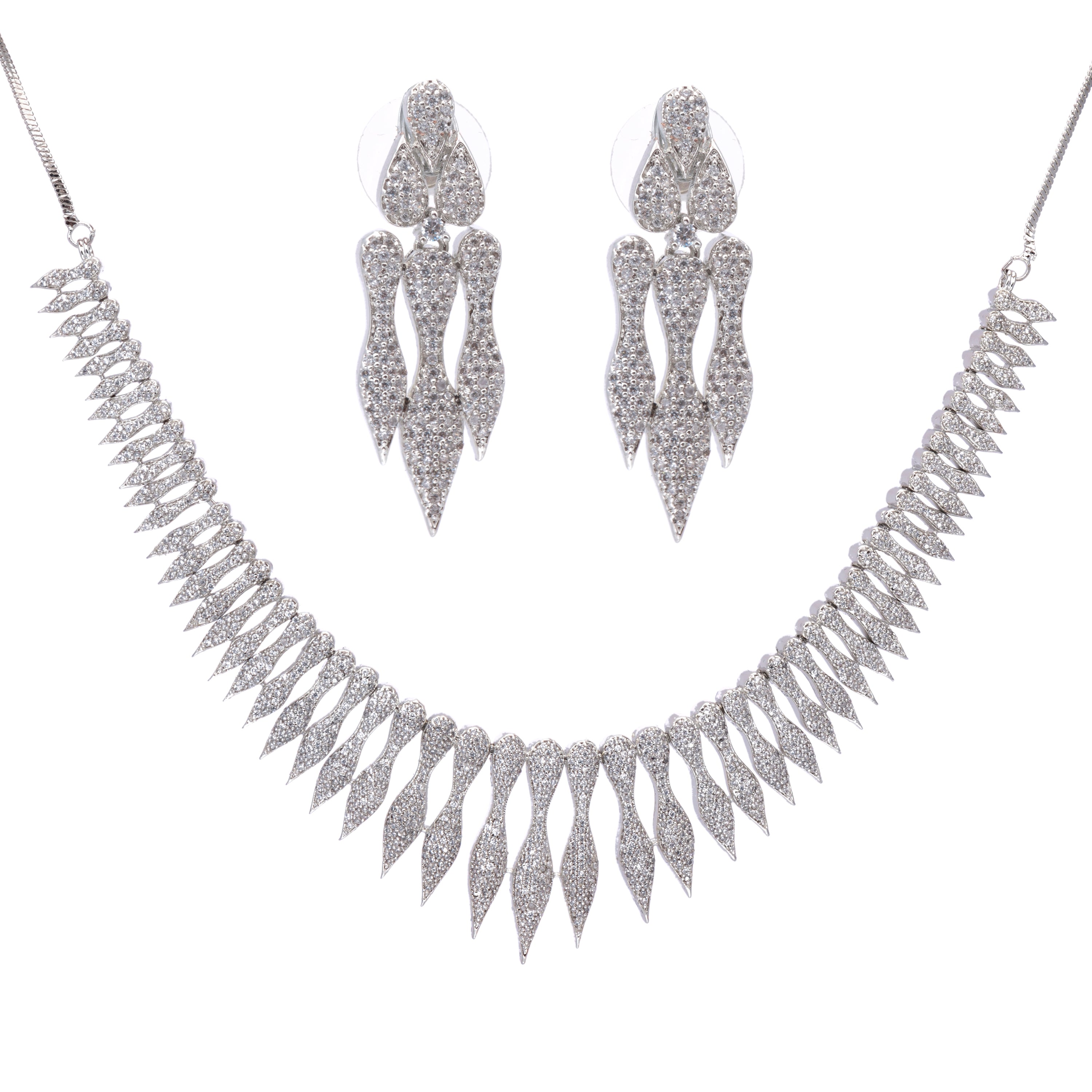 Heavenly Jade | Premium CZ Crystal Necklace Set