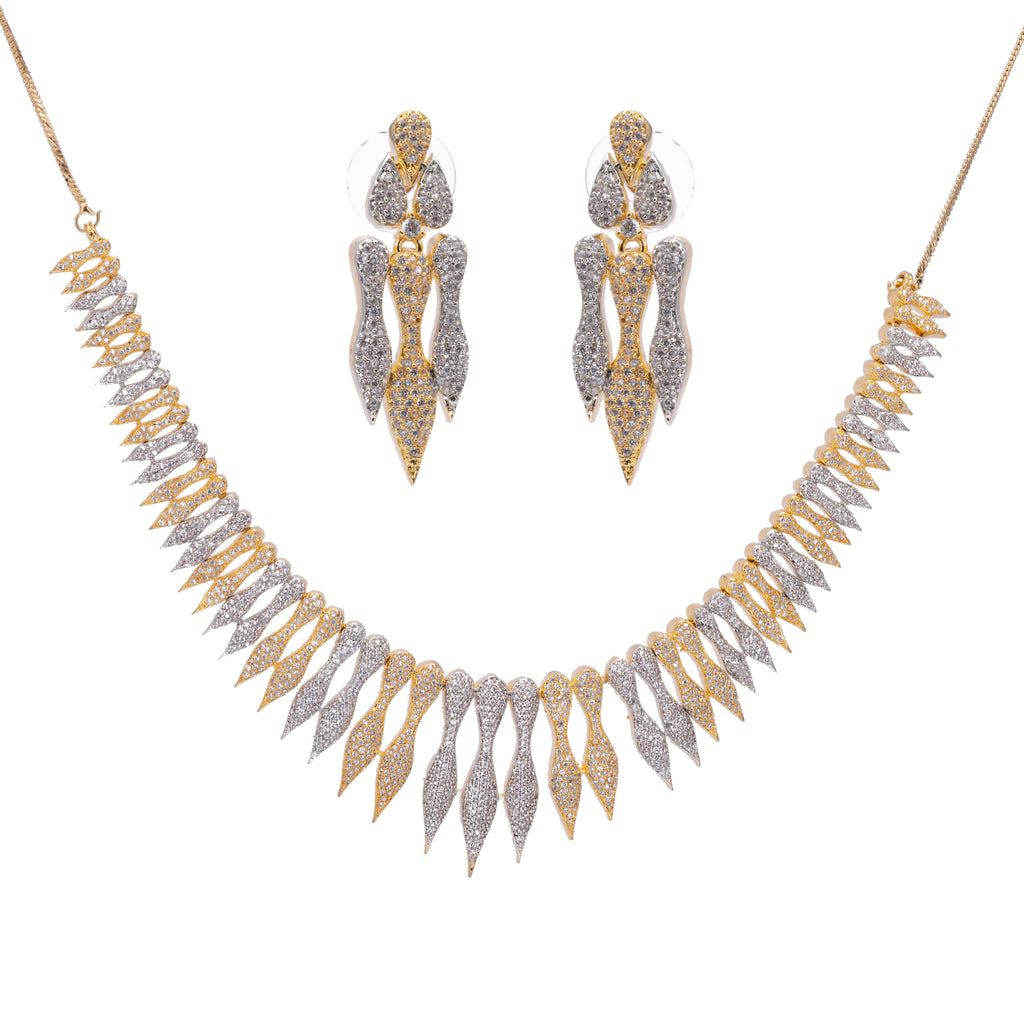 Heavenly Jade | Premium CZ Crystal Necklace Set