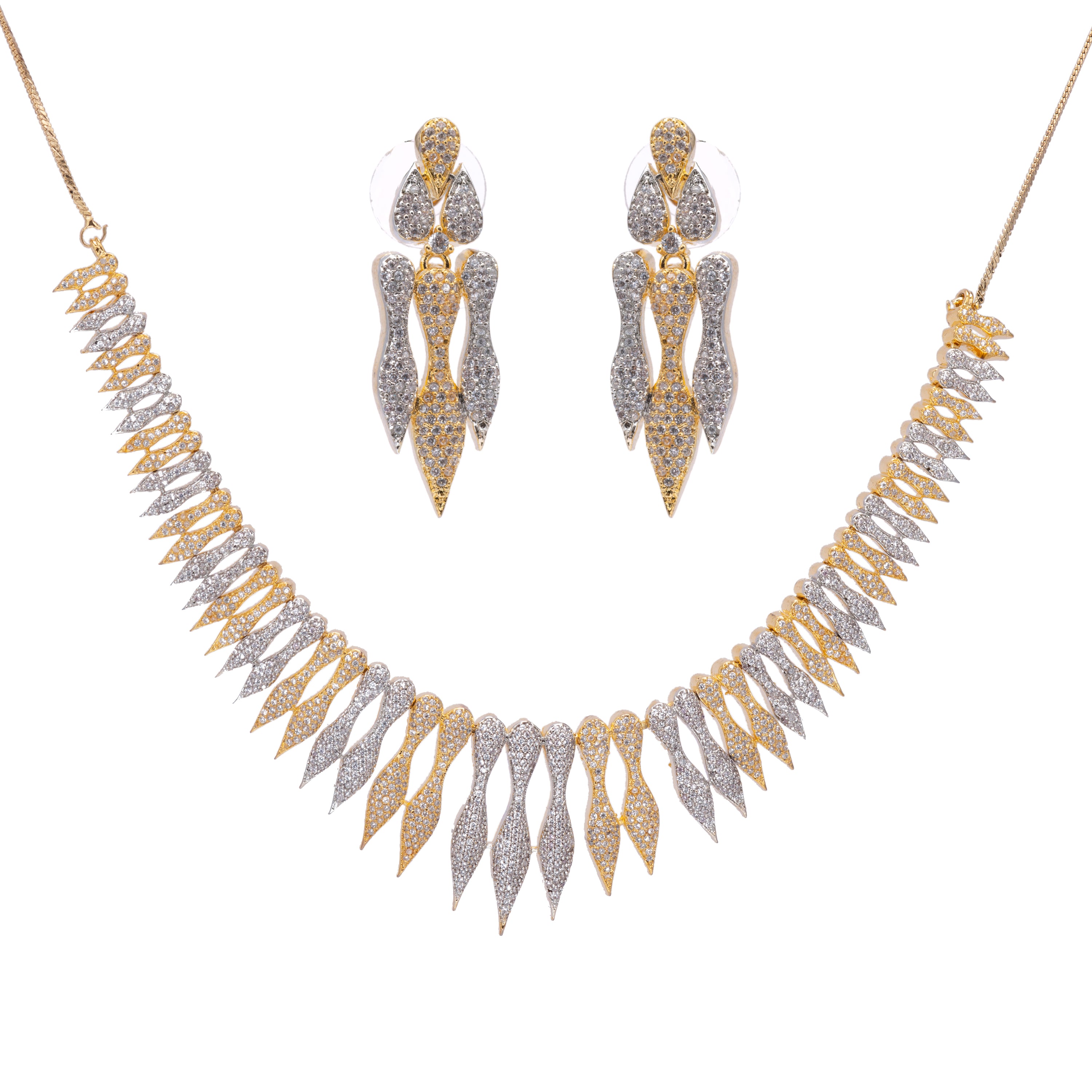 Heavenly Jade | Premium CZ Crystal Necklace Set