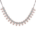 Eclipse Seraph | Mint Green | Luxury CZ Crystal Necklace Set