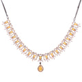 Adored Mark | Citrine | Luxury CZ Crystal Necklace Set