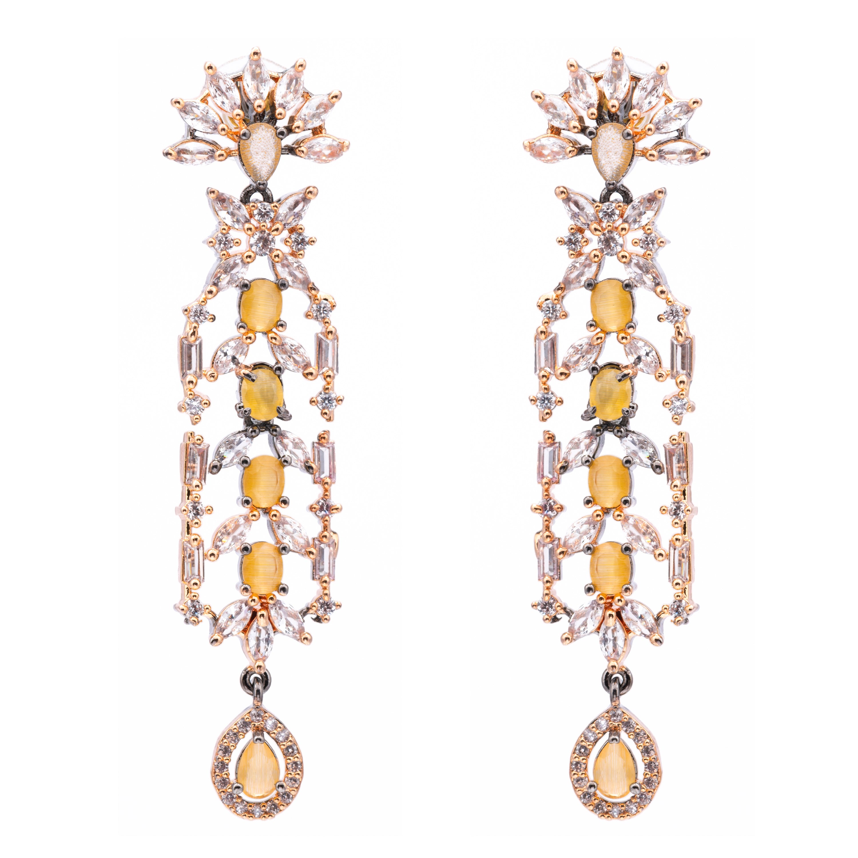 Adored Mark | Luxury CZ Crystal Necklace Set