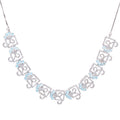 Square Crux | Silverene | Premium CZ Crystal Necklace Set