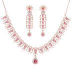 Adored Mark | Luxury CZ Crystal Necklace Set