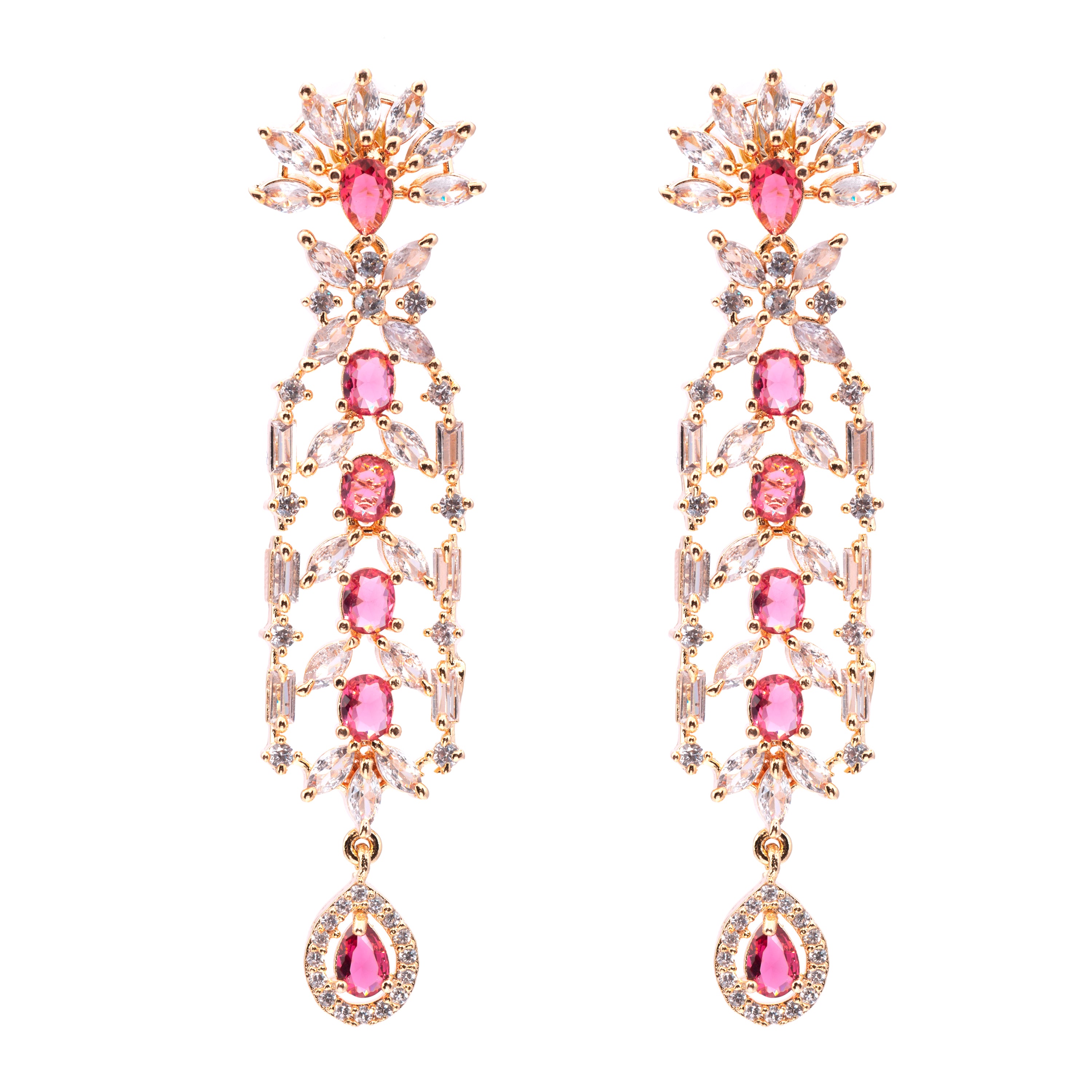 Adored Mark | Luxury CZ Crystal Necklace Set