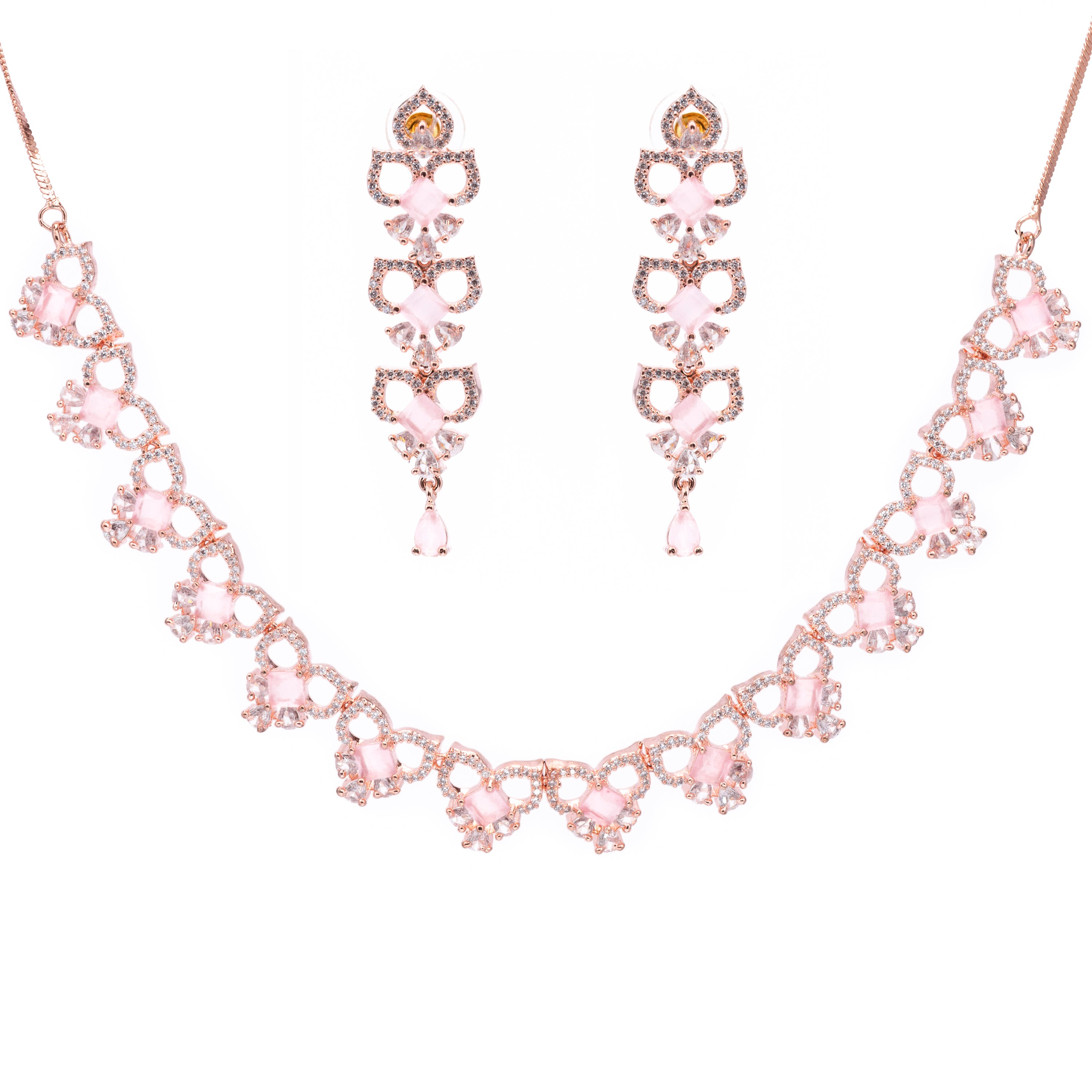 Willowfire | Premium CZ Crystal Necklace Set