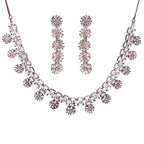 Lunar Cross | Premium CZ Crystal Necklace Set