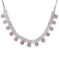Lunar Cross | Noire | Premium CZ Crystal Necklace Set