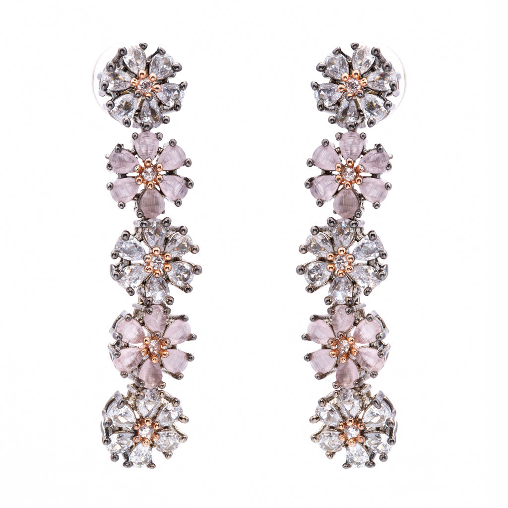 Lunar Cross | Premium CZ Crystal Necklace Set